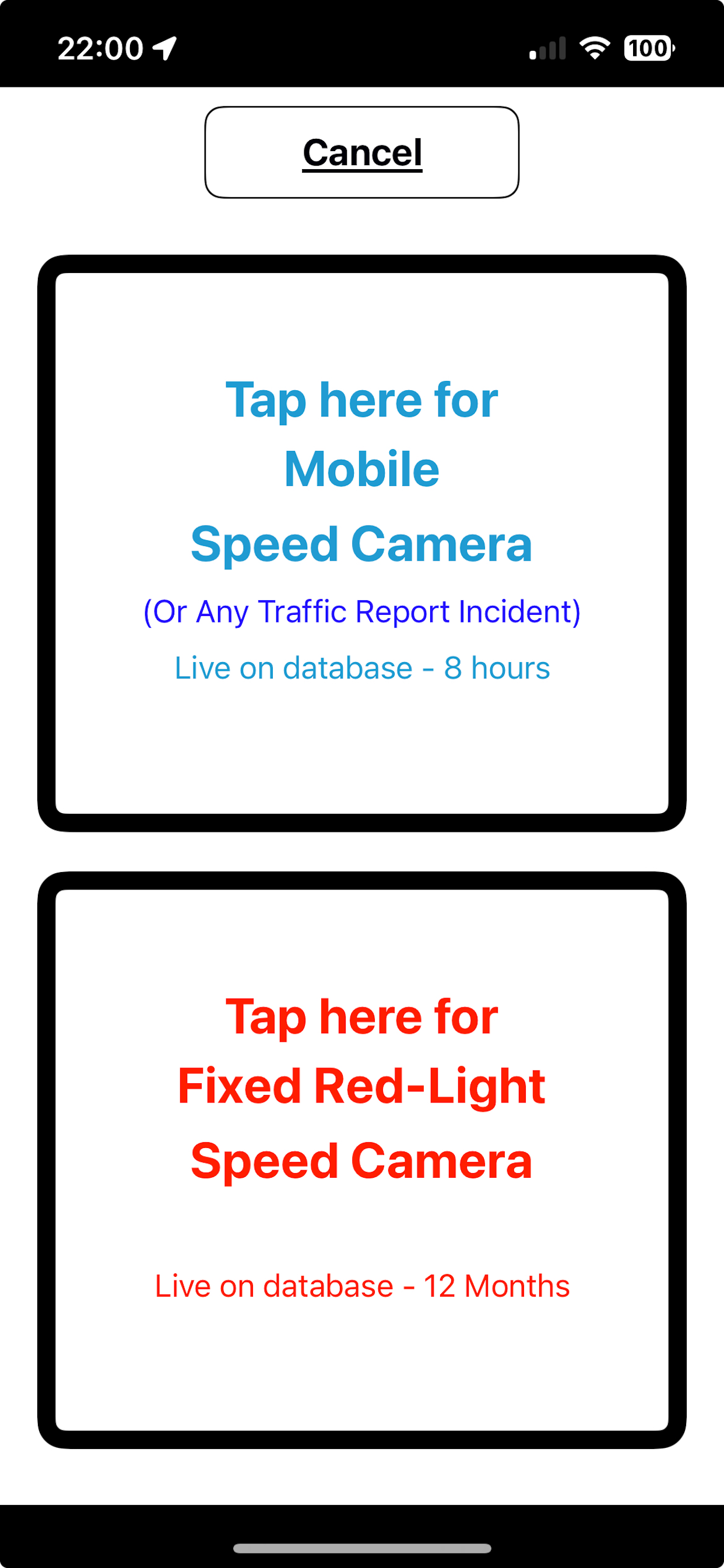 RFI Quiz Interface